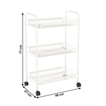 Casa si Gradina - Mobilier - Comode si corpuri - Corpuri bucatarie - Carucior de servire, alb, JARON - Infinity.ro