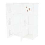 Casa si Gradina - Mobilier - Dulapuri si sifoniere - Dulapuri - Dulap pentru copii,  alb / model copii, DINOS - Infinity.ro