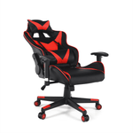 Casa si Gradina - Mobilier - Scaune si fotolii - Scaune - Scaun de birou / joc cu difuzoare Bluetooth, negru / rosu, CARPI - Infinity.ro