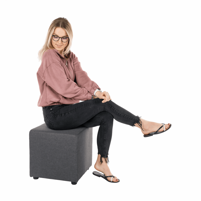 Casa si Gradina - Mobilier - Scaune si fotolii - Tabureti - Taburet, gri, BRAULIO - Infinity.ro