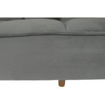 Casa si Gradina - Mobilier - Canapele si coltare - Coltare - Coltar extensibil, catifea gri deschis / fag, KAPRERA NEW - Infinity.ro