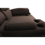 Casa si Gradina - Mobilier - Canapele si coltare - Canapele - Canapea 3+2+1, material textil maro, FABRON 2 NEW - Infinity.ro