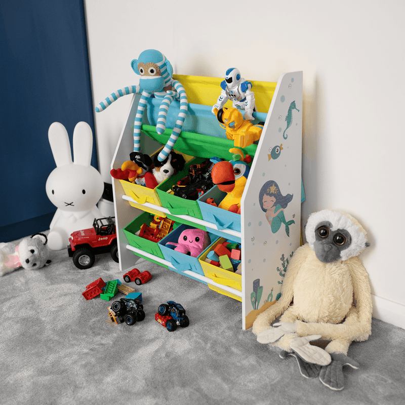 Casa si Gradina - Constructii - Depozitare, transport si protectie - Rafturi, fisete si vestiare - Organizator / raft pentru jucarii, multicolor / model, NOMITO TIP 1 - Infinity.ro