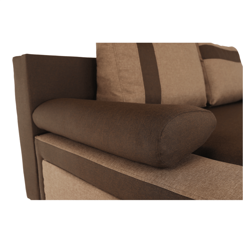 Casa si Gradina - Mobilier - Canapele si coltare - Coltare - Coltar extensibil, ciocolatiu/maro deschis, BOLIVIA - Infinity.ro