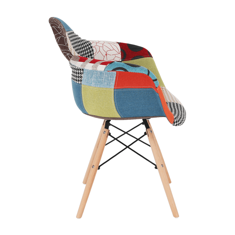 Casa si Gradina - Mobilier - Scaune si fotolii - Scaune - Scaun, tesatura patchwork/fag, TOBO 3  NEW - Infinity.ro