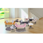 Casa si Gradina - Mobilier - Canapele si coltare - Banchete - Banca, catifea Velvet, grej/negru, BURDA - Infinity.ro