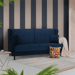 Casa si Gradina - Mobilier - Canapele si coltare - Coltare - Coltar extensibil, material textil albastru, COLUMBUS - Infinity.ro