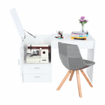 Casa si Gradina - Mobilier - Mese si birouri - Birouri - Masa multifunctionala/masa pentru croitori, alb, TAILOR - Infinity.ro