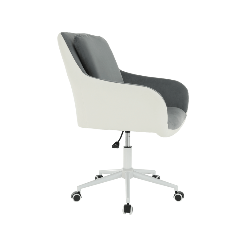 Casa si Gradina - Mobilier - Scaune si fotolii - Fotolii - Fotoliu de birou, alb/gri, IMELDA - Infinity.ro
