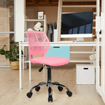 Casa si Gradina - Mobilier - Scaune si fotolii - Scaune - Scaun rotativ, SELVA, roz/crom - Infinity.ro