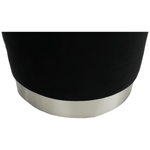 Casa si Gradina - Mobilier - Scaune si fotolii - Tabureti - Set doua taburete, gri/crom argintiu si negru/crom argintiu, AIGUL SET - Infinity.ro