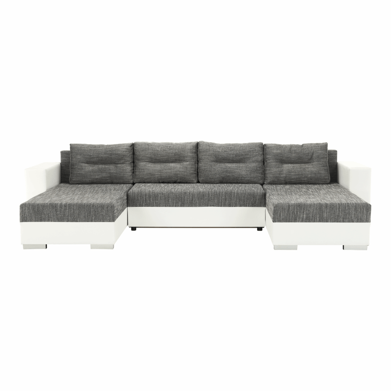 Casa si Gradina - Mobilier - Canapele si coltare - Coltare - Coltar reversibil, alb/gri maroniu, ESSEN - Infinity.ro