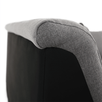 Casa si Gradina - Mobilier - Canapele si coltare - Canapele - Canapea, gri/negru, model stanga, LIBERTO U - Infinity.ro