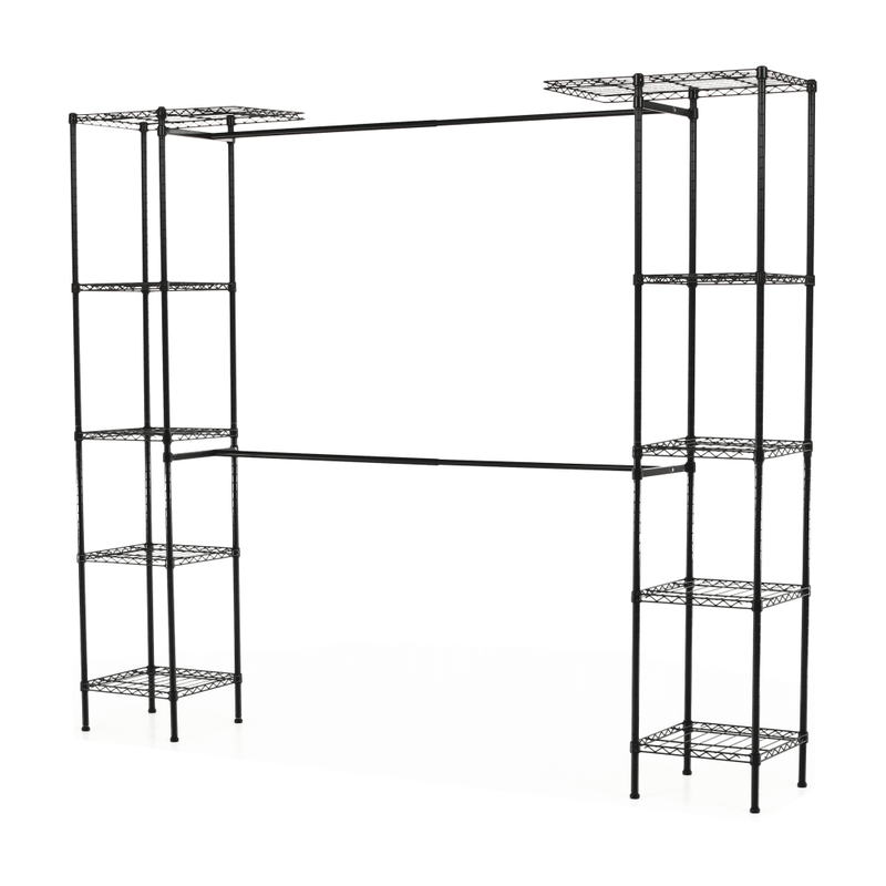 Casa si Gradina - Mobilier - Biblioteci si rafturi - Rafturi - Raft reglabil, negru, GELBAN - Infinity.ro