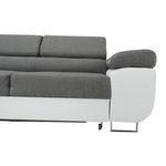 Casa si Gradina - Mobilier - Canapele si coltare - Coltare - Coltar, alb/gri, model stanga, AMARETO NEW - Infinity.ro