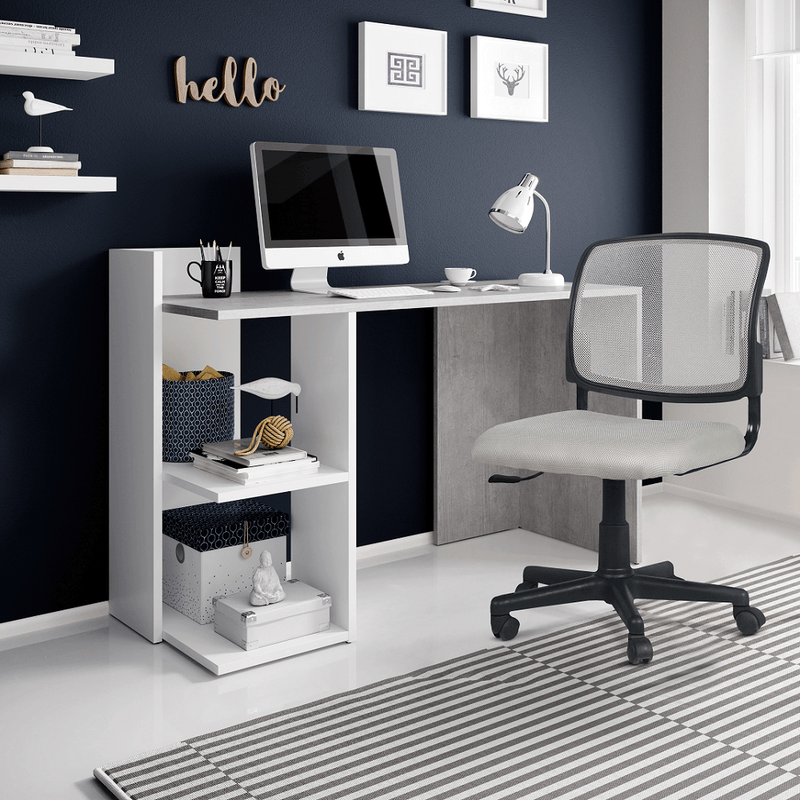 Casa si Gradina - Mobilier - Scaune si fotolii - Scaune - Scaun rotativ, gri/negru, RAMIZA - Infinity.ro