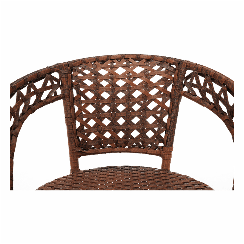 Casa si Gradina - Gradina si terasa - Mobilier exterior - Seturi mobila gradina - Set de gradina din rattan, 1+2, maro, JARUB - Infinity.ro