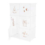 Casa si Gradina - Mobilier - Dulapuri si sifoniere - Dulapuri - Dulap pentru copii,  alb / model copii, DINOS - Infinity.ro