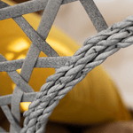 Casa si Gradina - Gradina si terasa - Mobilier exterior - Scaune si sezlonguri gradina - Scaun suspendat gri / negru / maro, NEUL - Infinity.ro