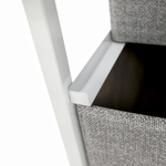 Casa si Gradina - Mobilier - Comode si corpuri - Comode - Comoda cu sertare din material textil, gri/alb/gri deschis, ROSITA TYP 2 - Infinity.ro