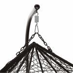 Casa si Gradina - Gradina si terasa - Mobilier exterior - Scaune si sezlonguri gradina - Scaun agatat dublu, maro/crem, DALVEA NEW - Infinity.ro