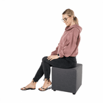 Casa si Gradina - Mobilier - Scaune si fotolii - Tabureti - Taburet, gri, BRAULIO - Infinity.ro