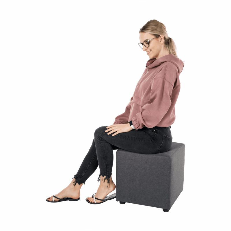 Casa si Gradina - Mobilier - Scaune si fotolii - Tabureti - Taburet, gri, BRAULIO - Infinity.ro