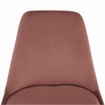 Casa si Gradina - Mobilier - Scaune si fotolii - Scaune - Scaun, catifea Velvet roz/lemn fag, LORITA - Infinity.ro