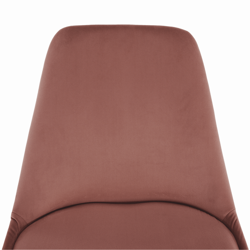 Casa si Gradina - Mobilier - Scaune si fotolii - Scaune - Scaun, catifea Velvet roz/lemn fag, LORITA - Infinity.ro