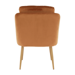 Casa si Gradina - Mobilier - Scaune si fotolii - Fotolii - Fotoliu design, tesatura din catifea teracota, AVETA - Infinity.ro
