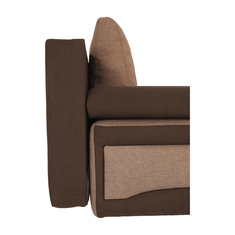 Casa si Gradina - Mobilier - Canapele si coltare - Coltare - Coltar extensibil, ciocolatiu/maro deschis, BOLIVIA - Infinity.ro