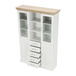 Casa si Gradina - Mobilier - Dulapuri si sifoniere - Dulapuri - Vitrina, pin nordic/stejar salbatic, ROYAL W2D - Infinity.ro