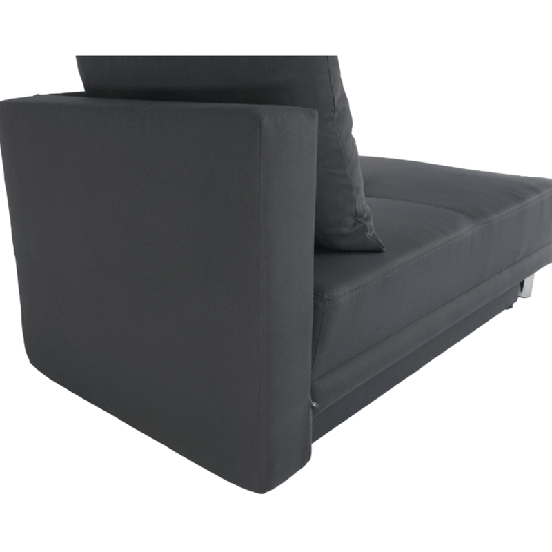 Casa si Gradina - Mobilier - Canapele si coltare - Coltare - Coltar extensibil, material textil gri-negru, stanga, LAUREL - Infinity.ro