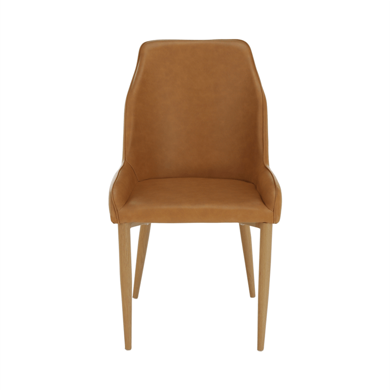 Casa si Gradina - Mobilier - Scaune si fotolii - Scaune - Scaun bucatarie, maro camel/fag, IMPERIA - Infinity.ro