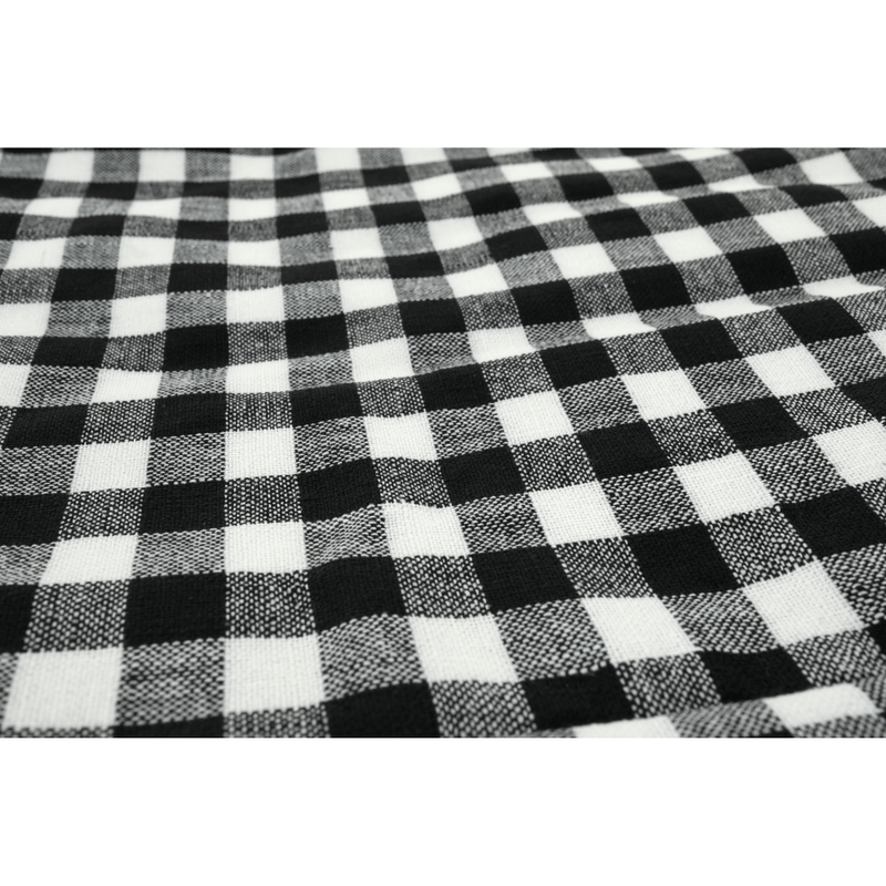 Casa si Gradina - Mobilier - Scaune si fotolii - Tabureti - Taburet, negru/alb, KRETON - Infinity.ro