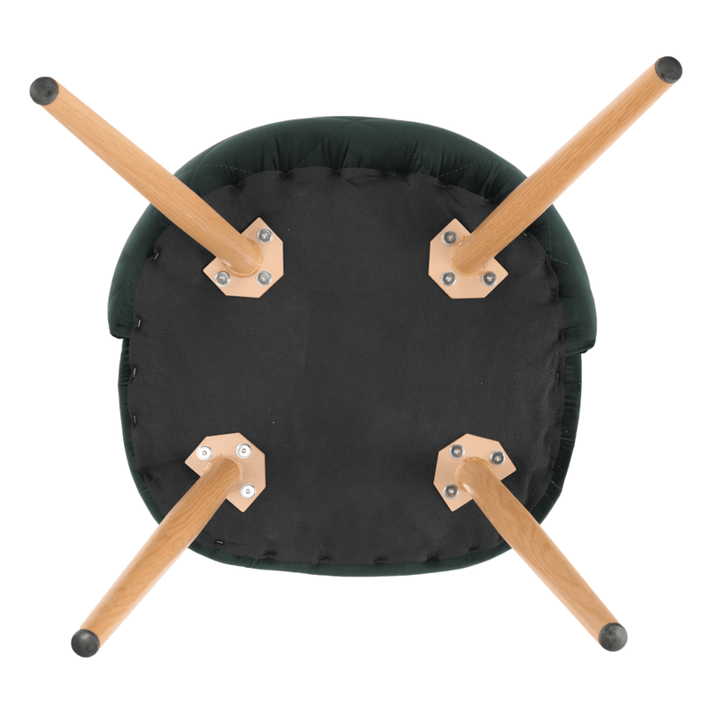 Casa si Gradina - Mobilier - Scaune si fotolii - Scaune - Scaun dining, smarald, FLUFFY - Infinity.ro