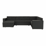 Casa si Gradina - Mobilier - Canapele si coltare - Coltare - Coltar reversibil, negru/negru spicat, STILA - Infinity.ro