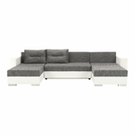 Casa si Gradina - Mobilier - Canapele si coltare - Coltare - Coltar reversibil, alb/gri maroniu, ESSEN - Infinity.ro