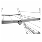 Market - Spalare si intretinere rufe - Uscatoare de rufe si accesorii - Uscator de haine, alb/gri, ELFY - Infinity.ro