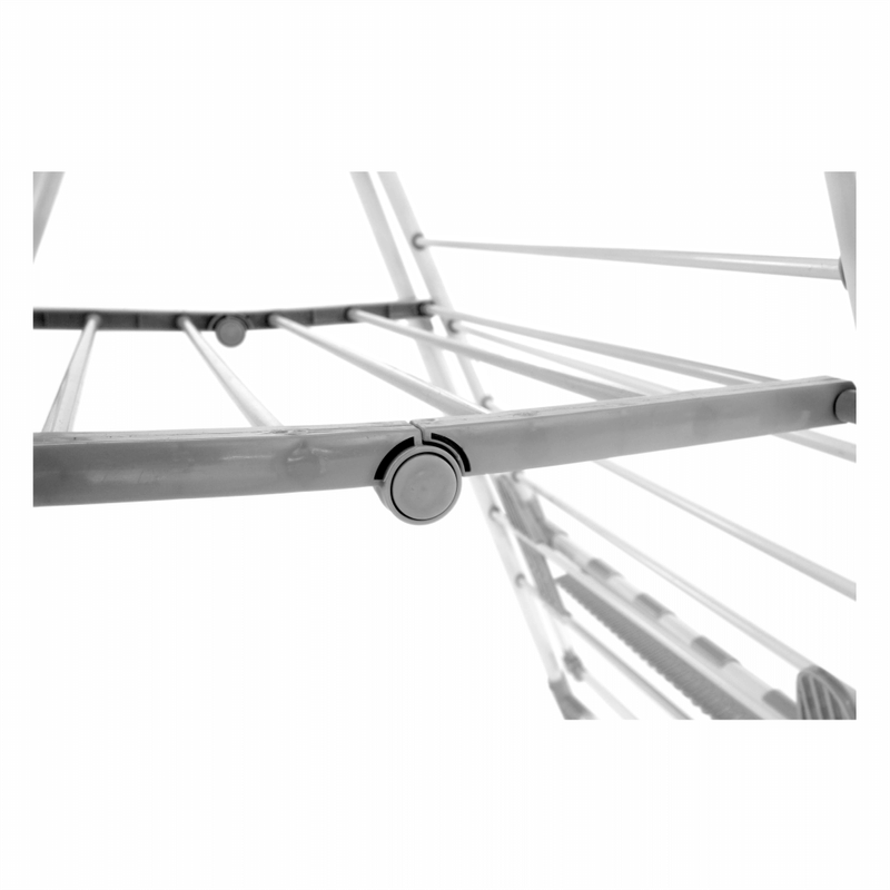 Market - Spalare si intretinere rufe - Uscatoare de rufe si accesorii - Uscator de haine, alb/gri, ELFY - Infinity.ro