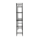 Casa si Gradina - Mobilier - Biblioteci si rafturi - Rafturi - Raft reglabil, negru, GELBAN - Infinity.ro