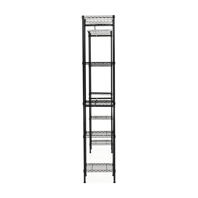 Casa si Gradina - Mobilier - Biblioteci si rafturi - Rafturi - Raft reglabil, negru, GELBAN - Infinity.ro