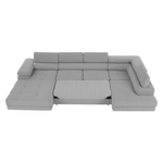 Casa si Gradina - Mobilier - Canapele si coltare - Coltare - Coltar, gri deschis, model dreapta, AMARETO U - Infinity.ro