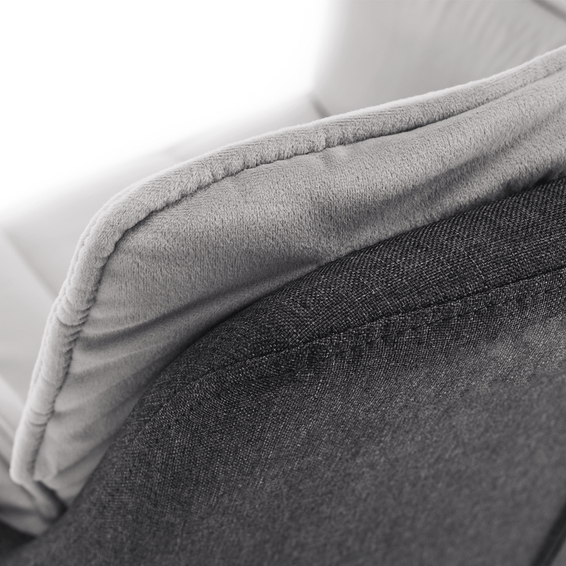 Casa si Gradina - Mobilier - Scaune si fotolii - Scaune - Scaun bucatarie, catifea Velvet gri/material textil, CHIMENA - Infinity.ro