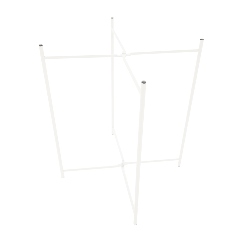 Casa si Gradina - Mobilier - Mese si birouri - Birouri - Masuta auxiliara cu tava detasabila, alb, RENDER - Infinity.ro