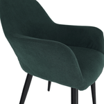 Casa si Gradina - Mobilier - Scaune si fotolii - Fotolii - Fotoliu design, verde / negru, LACEY - Infinity.ro