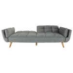 Casa si Gradina - Mobilier - Canapele si coltare - Coltare - Coltar extensibil, catifea gri deschis / fag, KAPRERA NEW - Infinity.ro