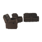 Casa si Gradina - Mobilier - Canapele si coltare - Canapele - Canapea 3+2+1, material textil maro, FABRON 2 NEW - Infinity.ro