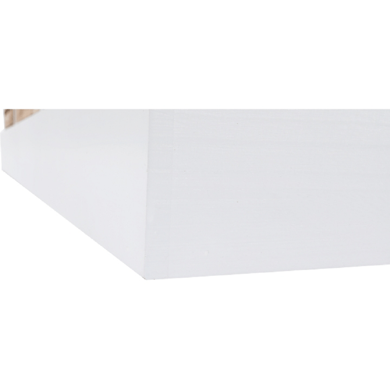 Casa si Gradina - Mobilier - Organizare si depozitare - Bancute - Banca cu 3 sertare, alb/miere, TEDRA NEW - Infinity.ro