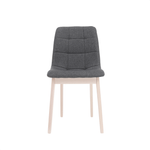 Casa si Gradina - Mobilier - Seturi de mobilier - Seturi mese si scaune - Set de masa, fag deschis / tesatura gri, GALIO 1 + 4 - Infinity.ro